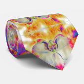 Cravate Peinture abstraite romantique à l'aquarelle d'orch (Roulé)