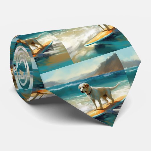 Cravate Peinture Anatolie Shepherd Beach Surf (Roulé)