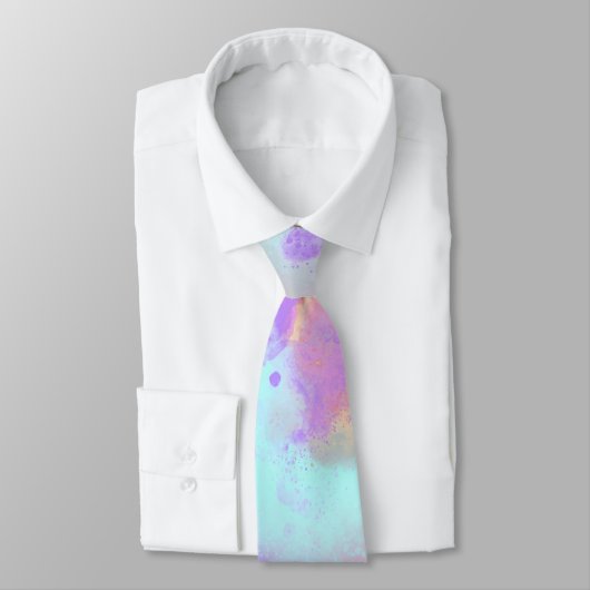 Cravate Peinture arc-en-ciel (Attaché)