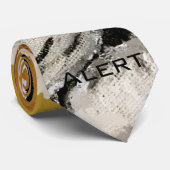 Cravate Peinture artistique du visage d’un tigre (Roulé)