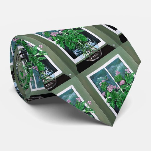 Cravate Peinture Citronella Dreams par Alfred Fox (Roulé)