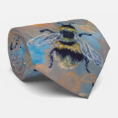 Cravate peinture d'abeilles (Roulé)
