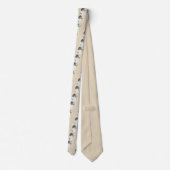 Cravate Peinture de berger australien - Art original de ch (Dos)