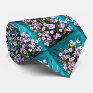 Cravate Peinture de bouquet printanier par Alfred Fox