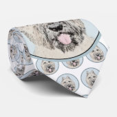 Cravate Peinture de Bouvier des Flandres - Art original de (Roulé)