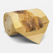 Cravate Peinture de Cairn Terrier - Cute Original Chien Ar (Roulé)
