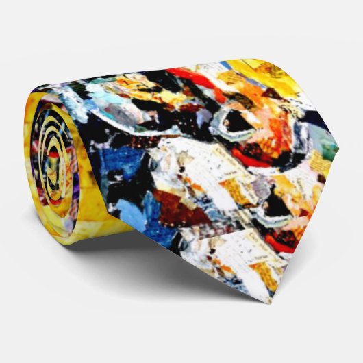 Cravate Peinture de cheval (Roulé)