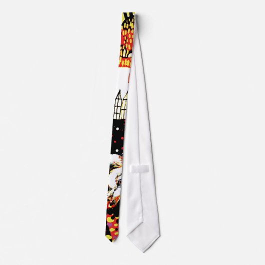 Cravate Peinture de cheval (Dos)