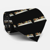 Cravate Peinture de fractale de da Vinci Jésus de dernier (Roulé)