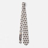 Cravate Peinture de linge bluetick - mignon chien original (Dos)
