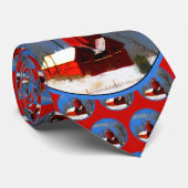 Cravate Peinture de phare rouge - Art original (Roulé)