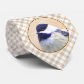 Cravate Peinture de poulet - Art original pour oiseaux (Roulé)