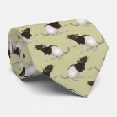 Cravate Peinture de rat pour animaux (Roulé)