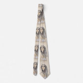 Cravate Peinture de Saluki (Faune) - Cute Original Chien A (Dos)