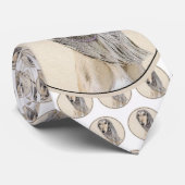 Cravate Peinture de Saluki (Faune) - Cute Original Chien A (Roulé)