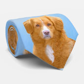 Cravate Peinture de tintement de chien de chien d'arrêt de (Roulé)