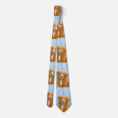 Cravate Peinture de tintement de chien de chien d'arrêt de (Dos)