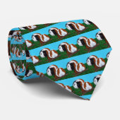 Cravate Peinture des cochons de Guinée (Roulé)