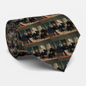 Cravate Peinture des Peacemakers de 1868 (Roulé)