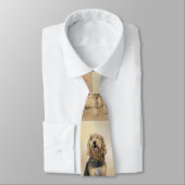Cravate Peinture d'Otterhound - Joli art original de chien (Attaché)