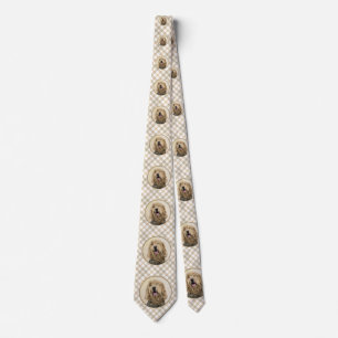 Cravate Peinture d'Otterhound - Joli art original de chien