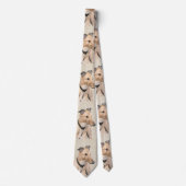 Cravate Peinture Greyhound - Cute Original Chien Art (Devant)