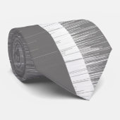 Cravate Peinture moderne à rayures gris multi-ton motif (Roulé)