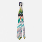Cravate Peinture paysagère Edward Munch (Devant)