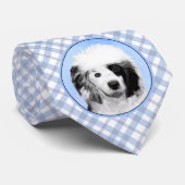 Cravate Peinture Portugaise de Chien d'Eau - Art original (Roulé)