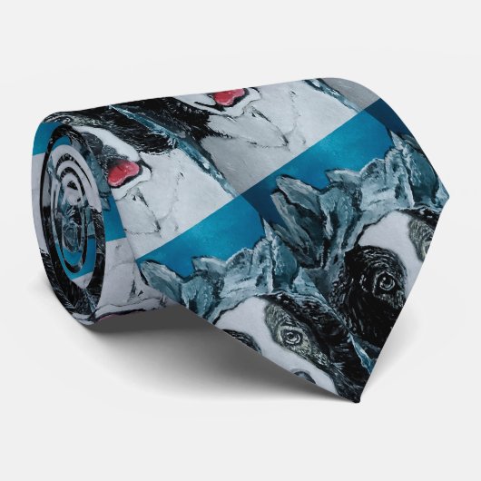 Cravate Peinture pyrénéenne Mastiff par Alfred Fox (Roulé)