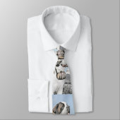 Cravate Peinture Saint Bernard - Cute Original Chien Art (Attaché)