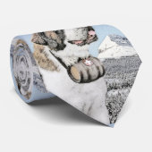 Cravate Peinture Saint Bernard - Cute Original Chien Art (Roulé)