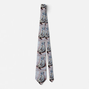 Cravate Peinture Slouchy Meerkat