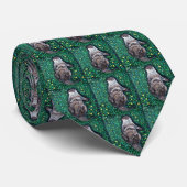 Cravate Peinture sur la loutre de rivière relaxante (Roulé)