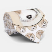 Cravate Peinture Terrier de Renard de fil - Cute Original  (Roulé)