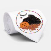 Cravate Pékinois Halloween (Roulé)