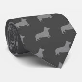 Cravate Pembroke Welsh Corgi Motif (Roulé)