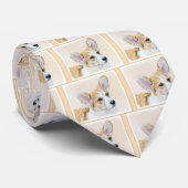 Cravate Pembroke Welsh Corgi Peinture - Art Chien original (Roulé)