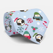 Cravate Penguin de Christmas (Roulé)