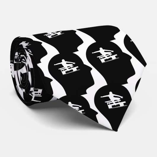 Cravate Penser au saut (Roulé)