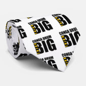 CRAVATE PENSEZ À DE GRANDS DESSINS DE MUSIQUE CONGA-DRUM (Roulé)