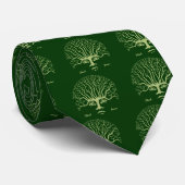 Cravate Pensez le vert II (Roulé)