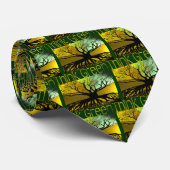 Cravate Pensez vert (Roulé)