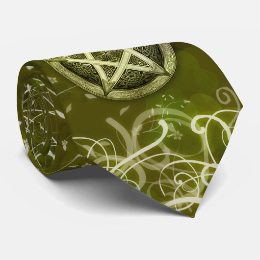 Cravate Pentagramme de Wiccan (Roulé)