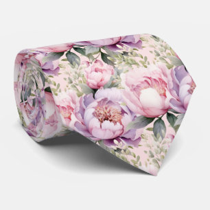 Cravate Peonies Floral Peony Flowers
