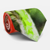 Cravate Pépites rouges & Fleurs en pierre Flora Cadeaux d' (Roulé)