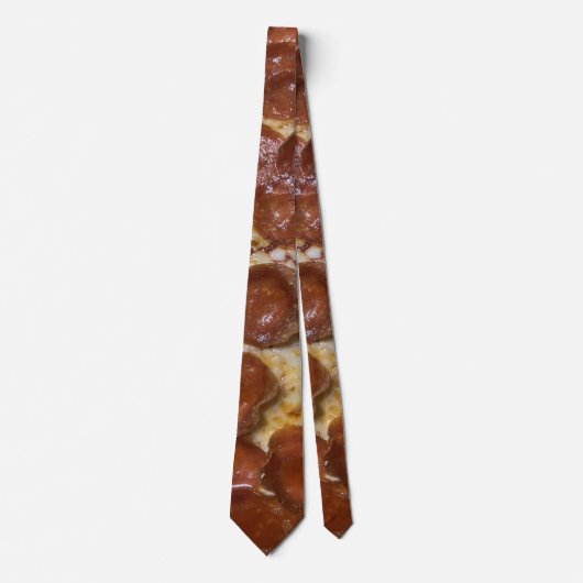 Cravate Pepperoni Pizza (Devant)