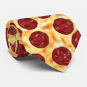 Cravate Pepperoni Pizza Motif (Roulé)