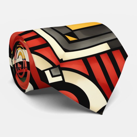 Cravate Percussion Rhythms (Roulé)