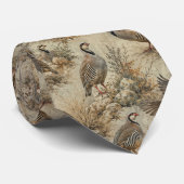 Cravate Perdrix chukar, Art (Roulé)